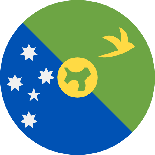 Christmas island world flag christmas island icon