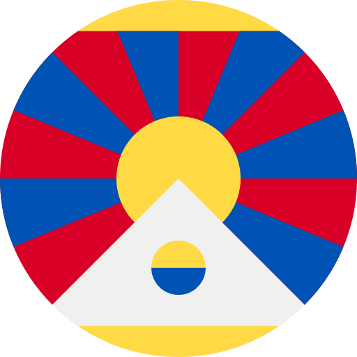 Tibet world country flag icon