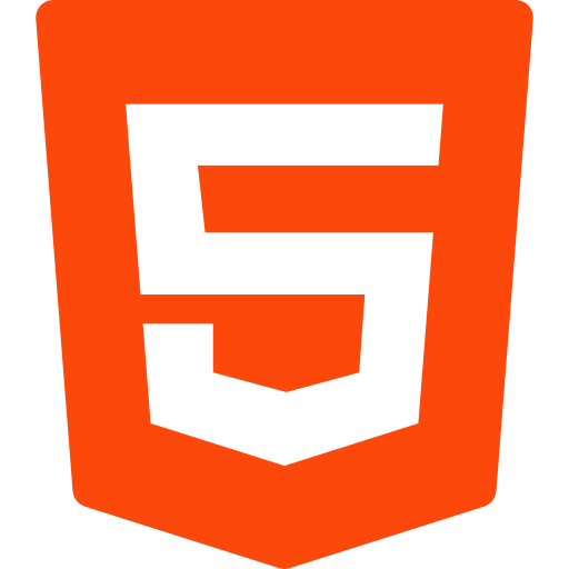 Html 5 html social network social media icon