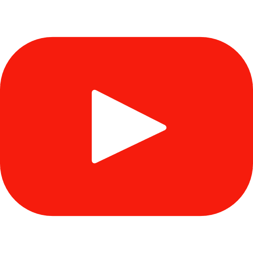 Youtube social network social media marketing video player icon