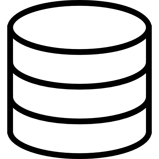 Database repository database servers icon