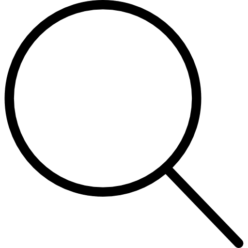 Search vr glass zoom magnifying glass icon