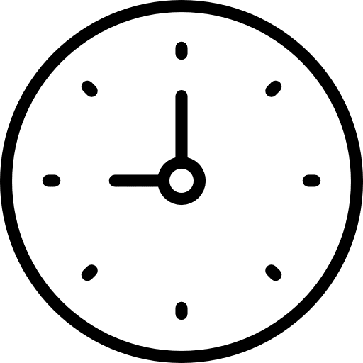 Clock square tool idle icon