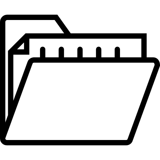 Folder folder data storage office material icon