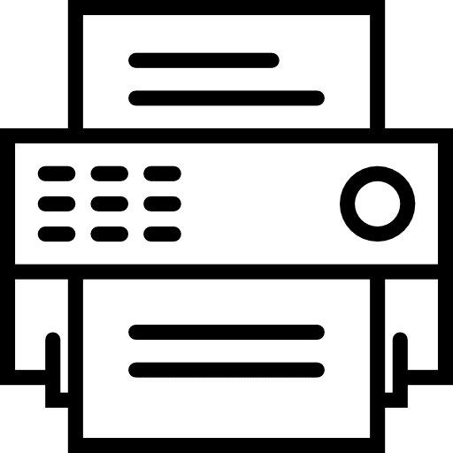 Fax phone call telephone fax icon