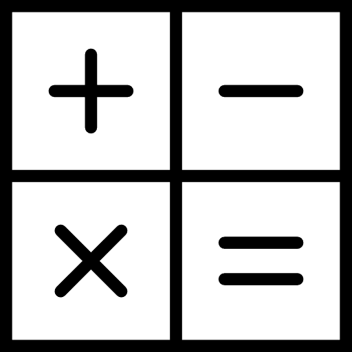 Calculator technological maths technology icon