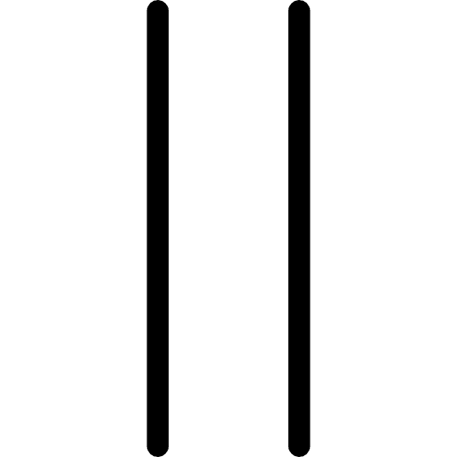Pause music player interface pause icon