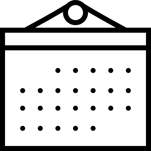 Calendar calendary time interface icon