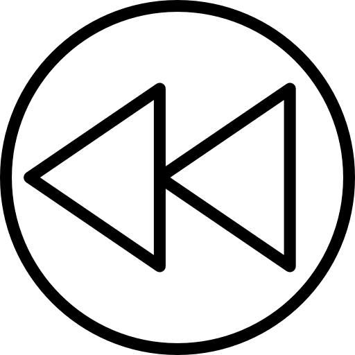 Rewind orientation direction interface icon