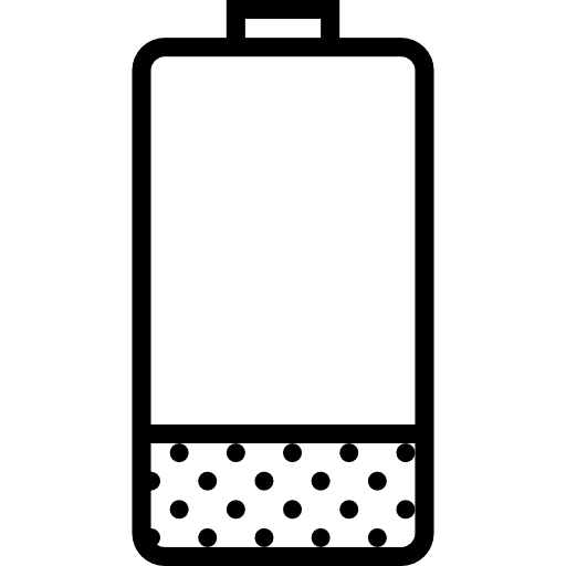 Battery battery level full battery technology icon