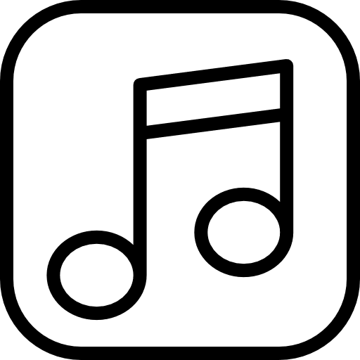Music player music note musical note quaver icon
