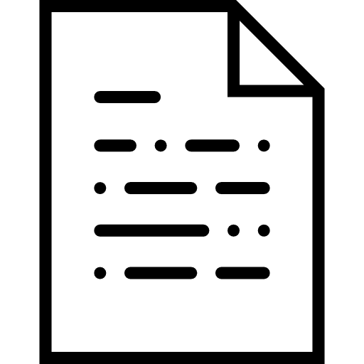 Document file document archive icon