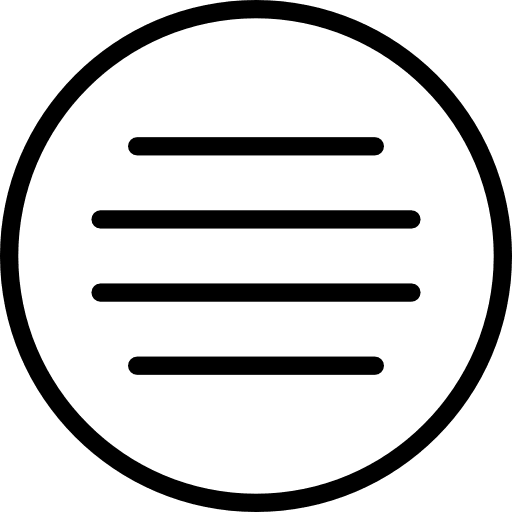 Menu bars open menu web page icon