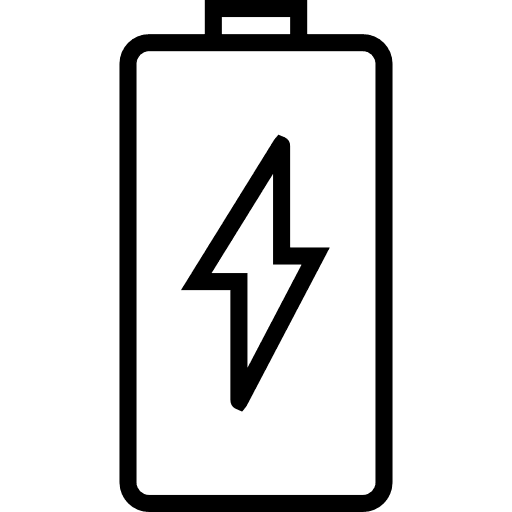 Battery battery level battery status technology icon