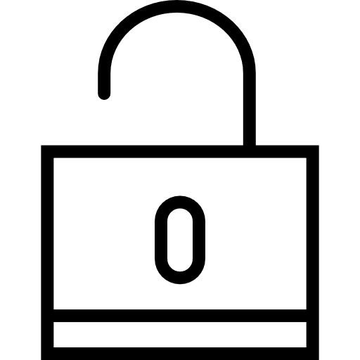 Locked locked tools and utensils security icon