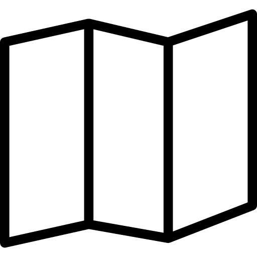 Map geography location orientation icon