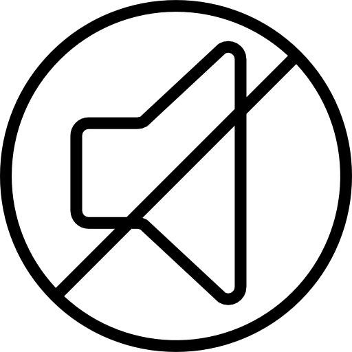 Mute sound volume audio icon