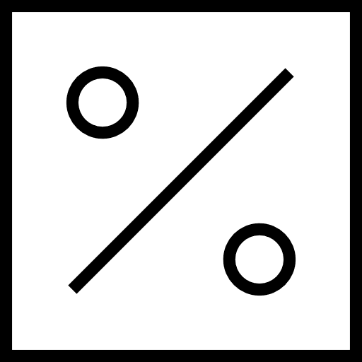 Percent percent percentage discount icon