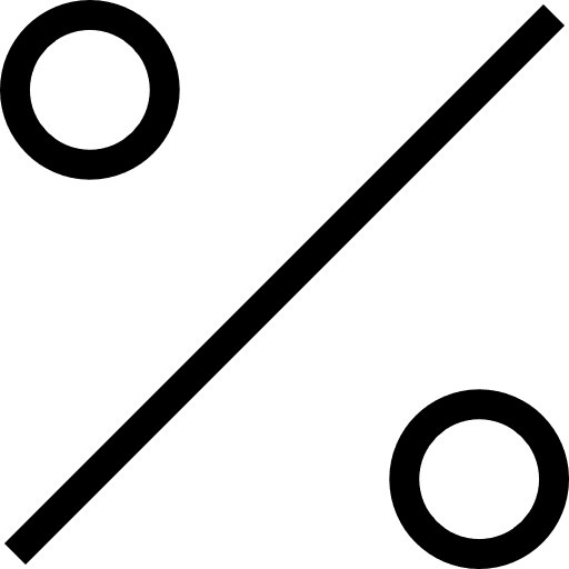 Percent sale sales shapes icon