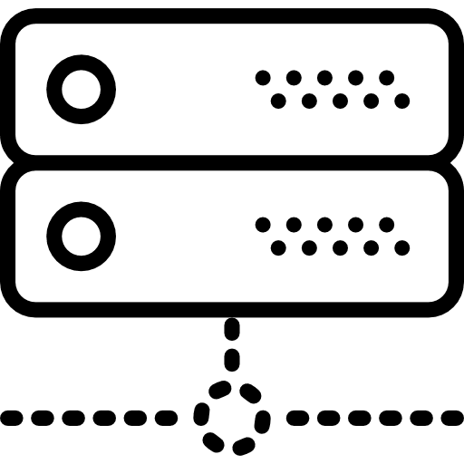 Server network storage servers icon