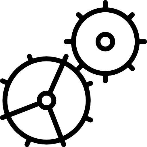 Settings gear cogwheel settings icon