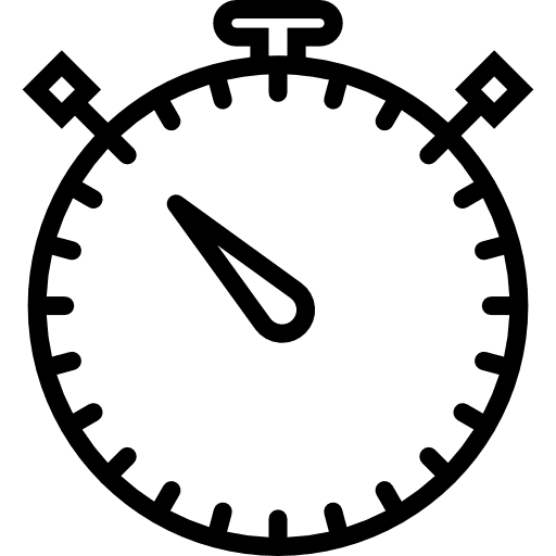 Stopwatch interface tools and utensils chrono icon