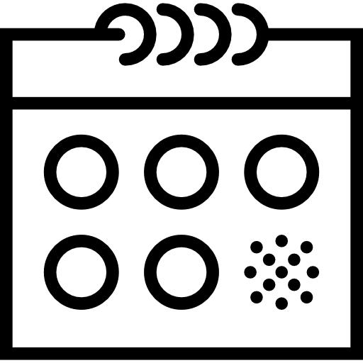 Calendar organization administration date icon
