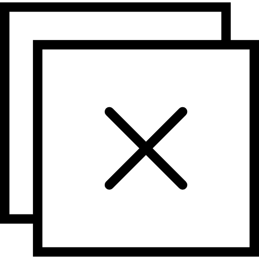 Close cross cancel interface icon