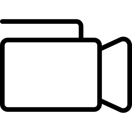 Video camera movie cinema ar camera icon