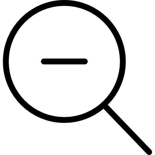 Zoom out zoom out loupe detective icon