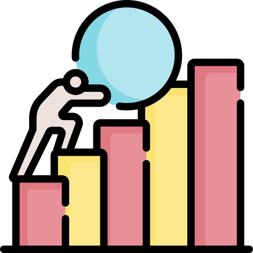 Struggle humanpictos hard work goal icon
