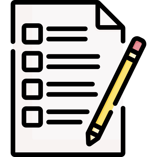 List pencil survey document icon List pencil survey document icon
