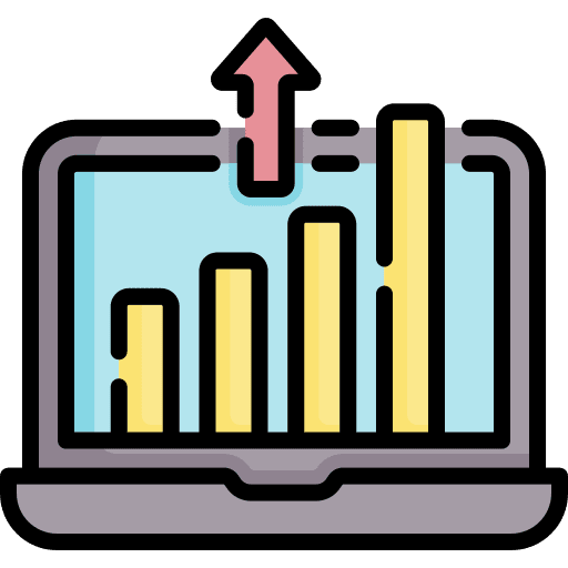 Growth up arrow business and finance statistic icon Growth up arrow business and finance statistic icon