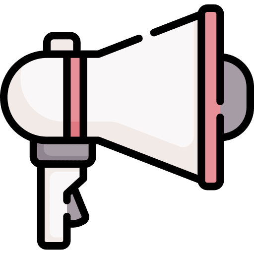 Megaphone promotion announcement communications icon Megaphone promotion announcement communications icon