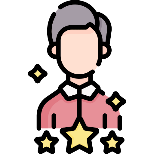 Role model man experience admire icon Role model man experience admire icon