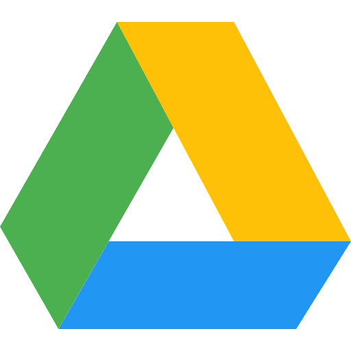 Google drive logo social media brands and logotypes icon