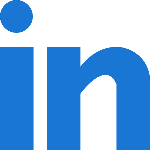 Linkedin social network in sm icon