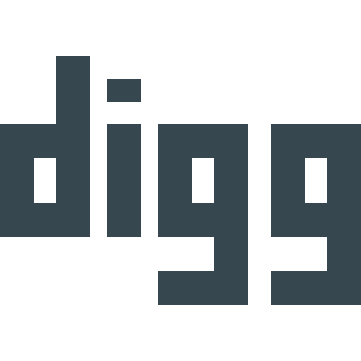 Digg digg brand logotype icon