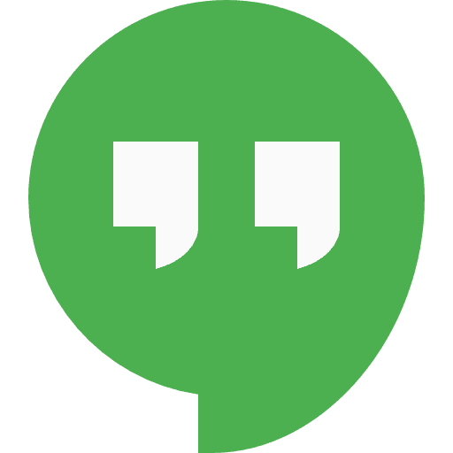 Hangouts brands and logotypes social media logotype icon