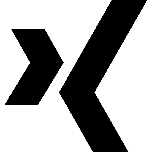 Xing logotype xing brand icon