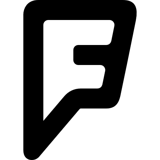 Foursquare logotype brand foursquare icon