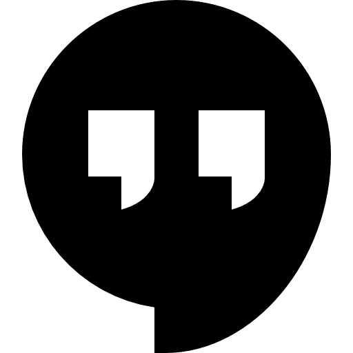 Hangouts brand social media logo icon