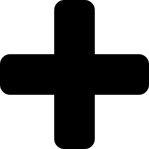 Plus black symbol sign criss cross symbols icon