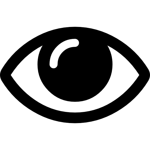 Eye open body part organ eyes icon