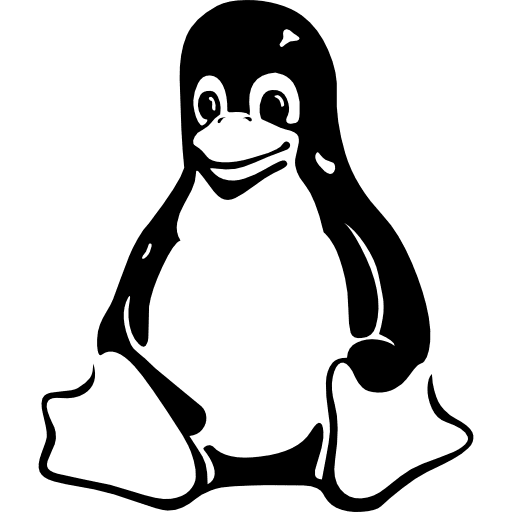 Linux logo character logotype logo icon