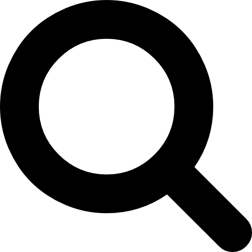 Magnifying glass loupe zooming tools and utensils icon