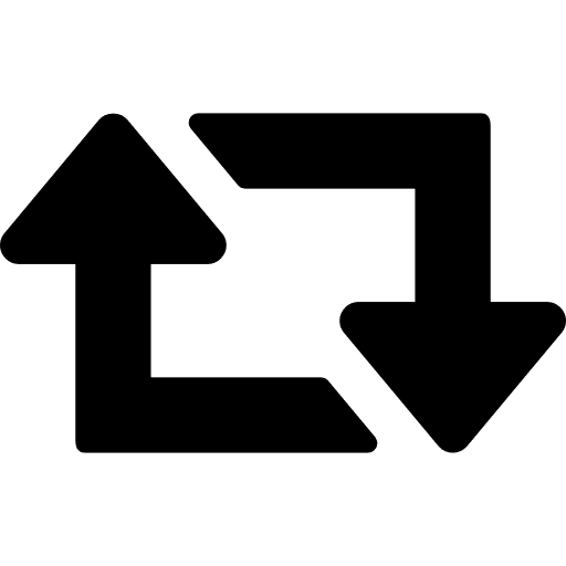Retweet arrows symbol arrow arrows retweet icon