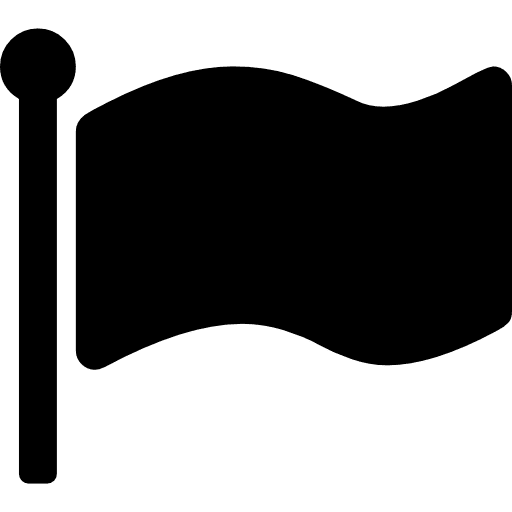 Flag black shape symbol shape shapes icon