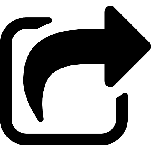 Share symbol arrow share symbol icon