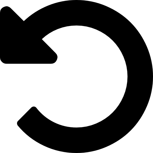 Undo arrow ongoing direction directional icon